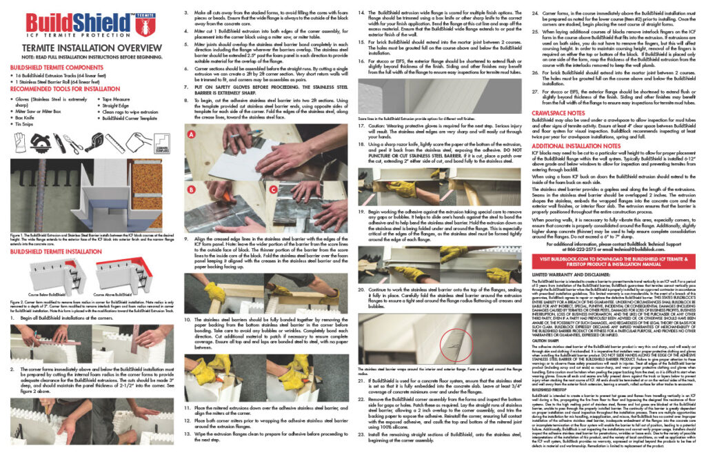 BuildShield Product Installation Guide