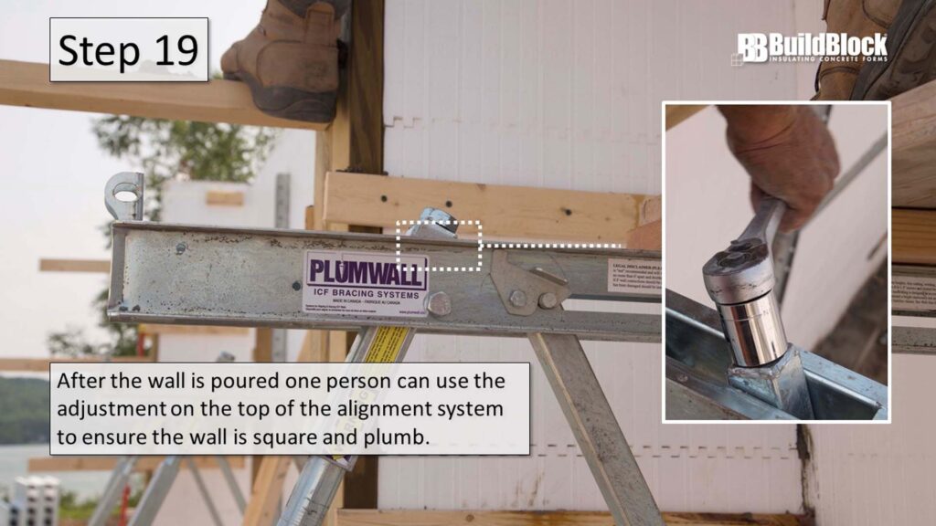 basic icf construction step 19